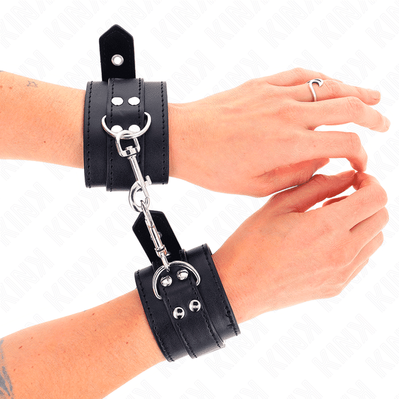 Kink Wrist Cuffs with Stud Detail Kink Wrist Cuffs with Stud Detail