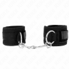 Kink Black Adjustable Wrist Cuffs 6cm Wide