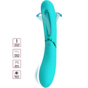 Dual Stimulation LEXIE Vibrator Blue