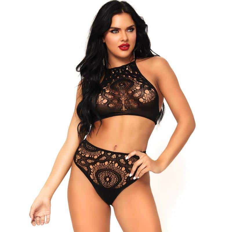 Leg Avenue - CONJUNTO TOP CROPPED E CUECASS M/L Leg Avenue - CONJUNTO TOP CROPPED E CUECASS M/L