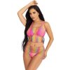 Leg Avenue Fishnet Top & Shorts Set