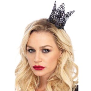 Leg Avenue Mini Black Metal Filigree Headpiece