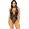 Leg Avenue - Lace Bodysuit with Keyhole Detail
