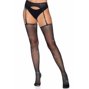 Leg Avenue Garter Belt Set with Sparkle