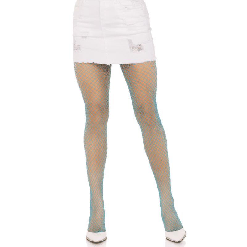 Leg Avenue - BLUE LYCRA NET TIGHTS FOR WOMEN