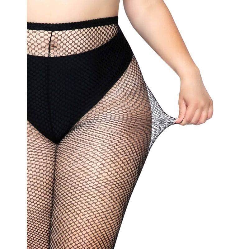 Leg Avenue - PLUS SIZE FISHNET HOSIERY FOR SEDUCTION Leg Avenue - PLUS SIZE FISHNET HOSIERY FOR SEDUCTION