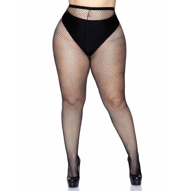 Leg Avenue - PLUS SIZE FISHNET HOSIERY FOR SEDUCTION