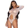 Leg Avenue White Bodysuit Thong Detail