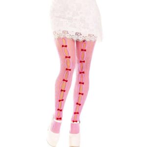 Leg Avenue Heart Shaped Fishnet Tights