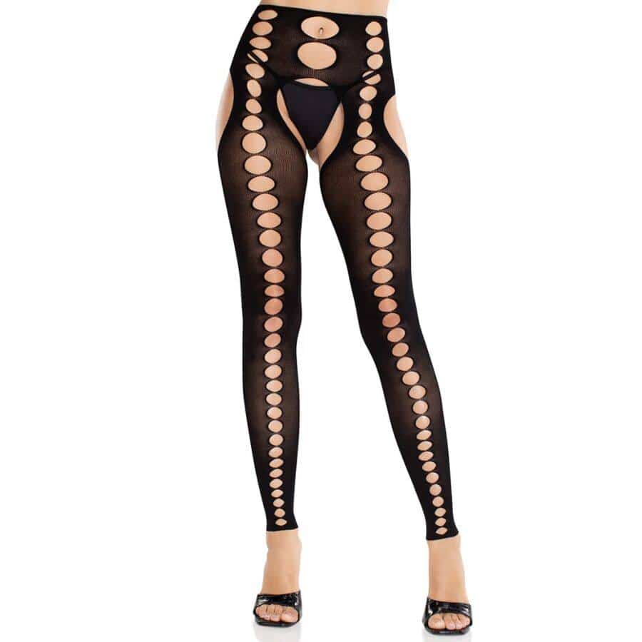 Leg Avenue Black Strapless Tights