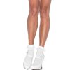 Leg Avenue - Calcetines de Renda Blancos