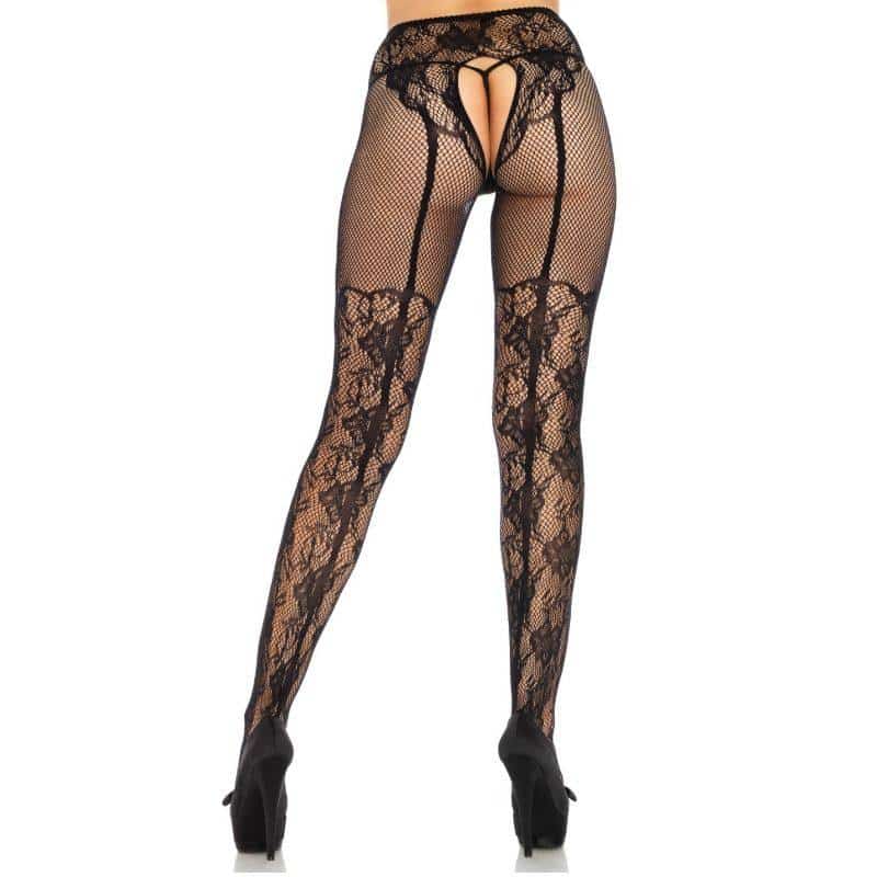 Leg Avenue Fishnet Stocking Backless Design