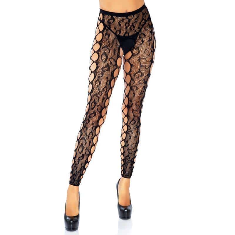 Leg Avenue Footless Net Tights One Size