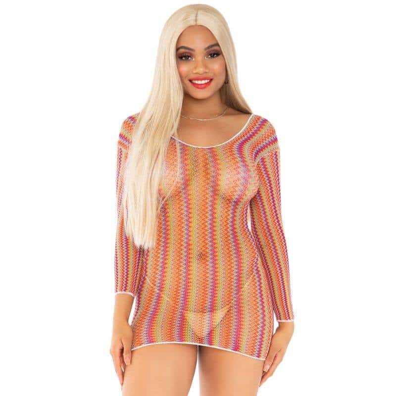 Leg Avenue Zigzag Mini Dress for Women