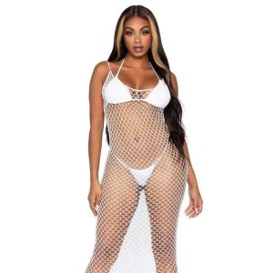 Leg Avenue - One Size Twist Net Dress