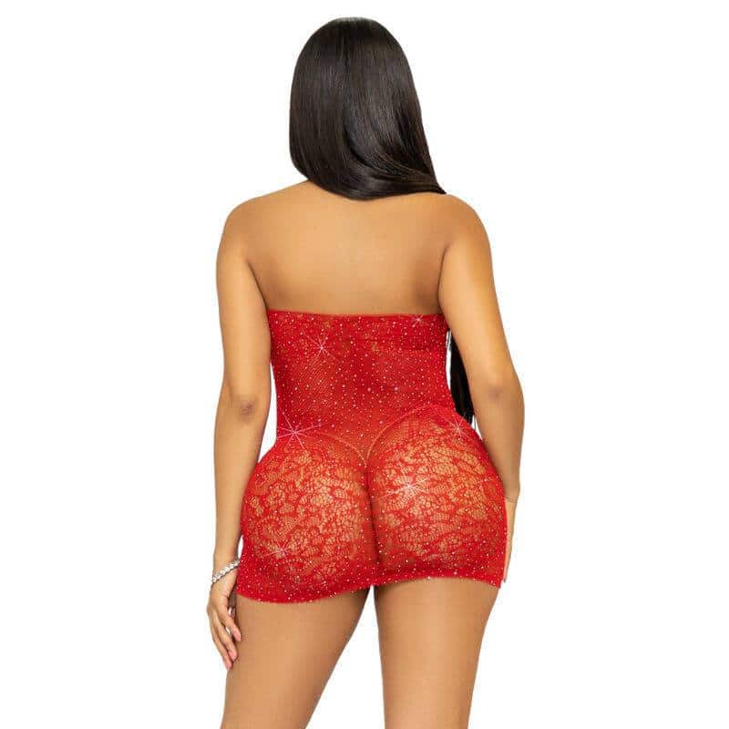 Leg Avenue - Red Halter Mini Dress Leg Avenue - Red Halter Mini Dress