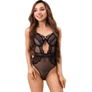 Livco Corsetti Fashion - PAULA LC 20209 Lace Detail Body Black