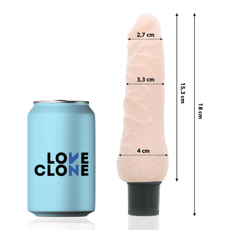 Loveclone - SVEN 18.5 CM SELF-LUBRICATING RealISTIC VIBRATOR Loveclone - SVEN 18.5 CM SELF-LUBRICATING RealISTIC VIBRATOR