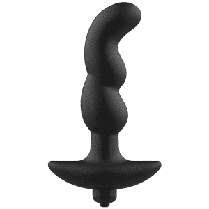 Black VIBRATING Anal MASSAGER - MODEL 2 BY Addicted Toys