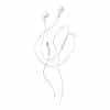 NGS Auricular Branco Estéreo com cabo JACK 3.5 mm