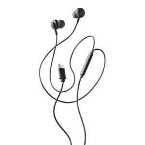 NGS Auricular Negro Estéreo USB-C Con Cable