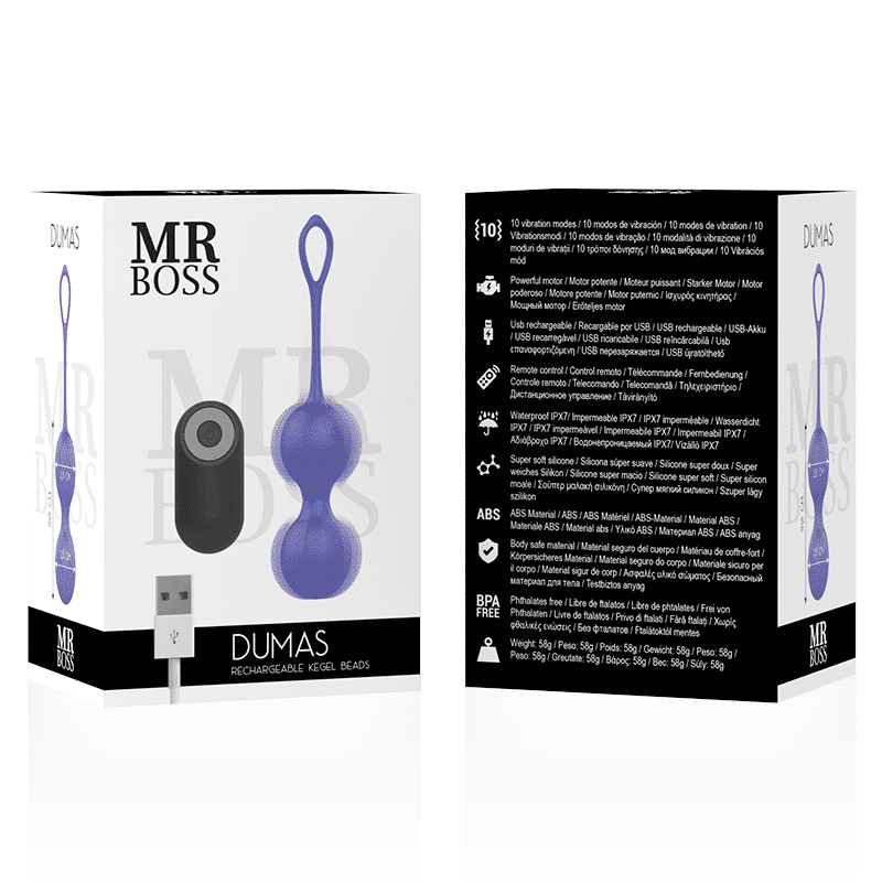 MR BOSS DUMAS Remote Kegel Balls Vibrator MR BOSS DUMAS Remote Kegel Balls Vibrator