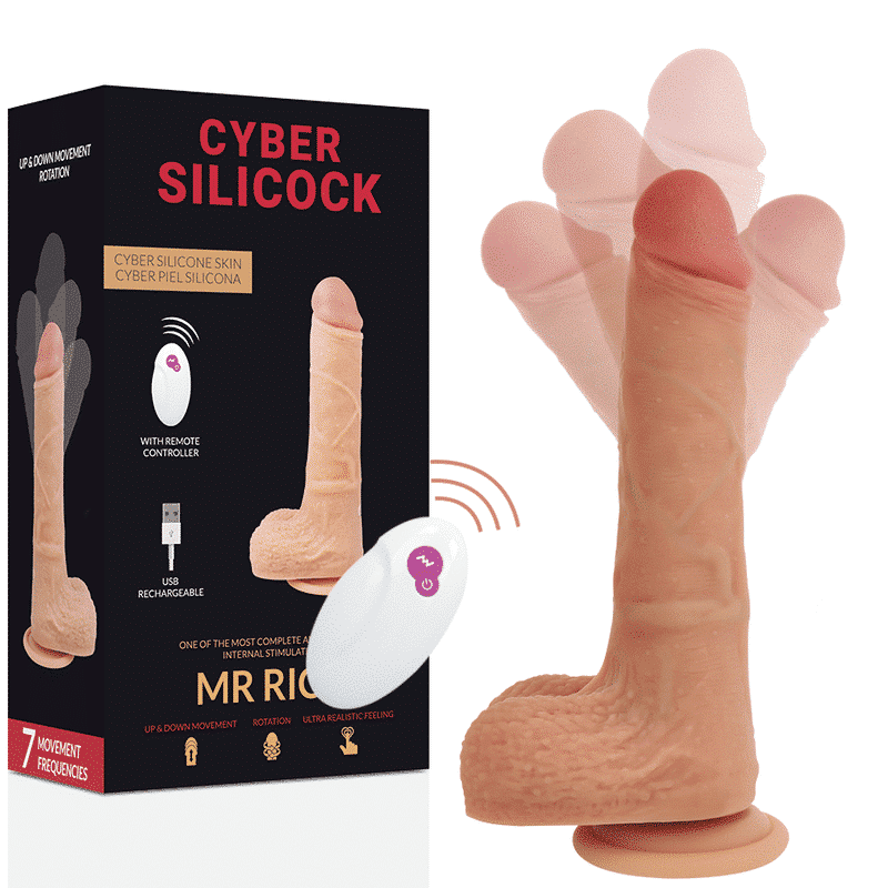 MR RICK 20.9 CM -O- 4 CM - RealISTIC SILICOCK WITH REMOTE Control