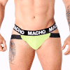 Macho - Jockstrap MX28FA Amarelo para Homem M