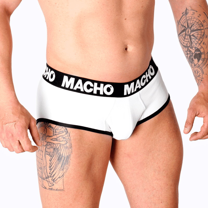 Macho MS30BL White Slip Briefs Macho MS30BL White Slip Briefs