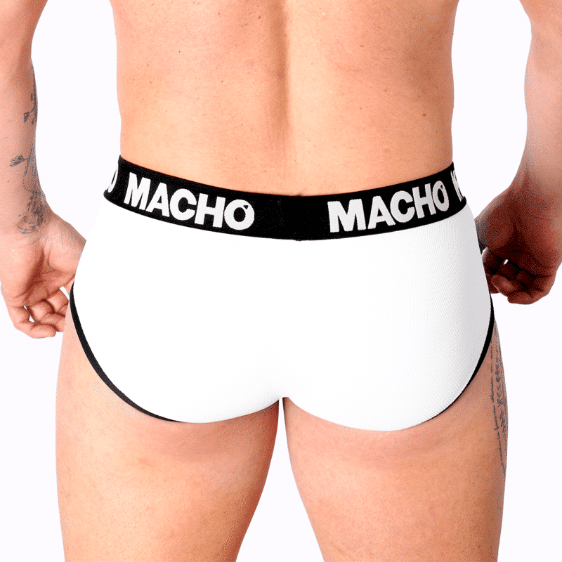 Macho MS30BL White Lycra Slip Macho MS30BL White Lycra Slip