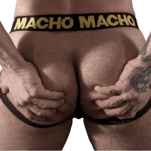 Macho MX25AC Yellow Leather Jockstrap S