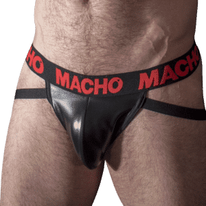 Macho Red Leather Jock Strap MX25RC