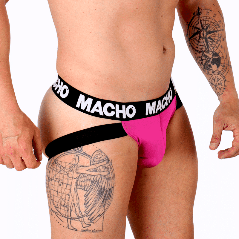 Macho Jock Strap MX28FR Pink Neon S Macho Jock Strap MX28FR Pink Neon S