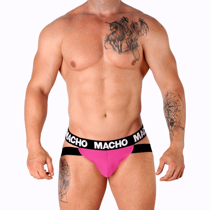 Macho MX28FR Neon Pink Jockstrap Large Macho MX28FR Neon Pink Jockstrap Large