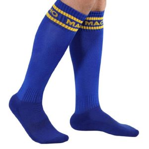 Macho Blue Football Style Socks