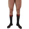 Macho Thin Red/Black Fetish Socks