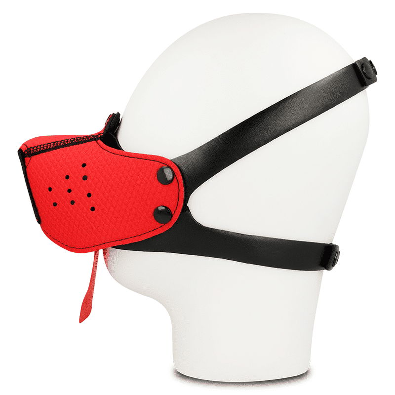 Red Ohmama Fetish Muzzle Red Ohmama Fetish Muzzle