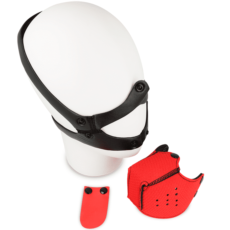Red Ohmama Fetish Muzzle Red Ohmama Fetish Muzzle