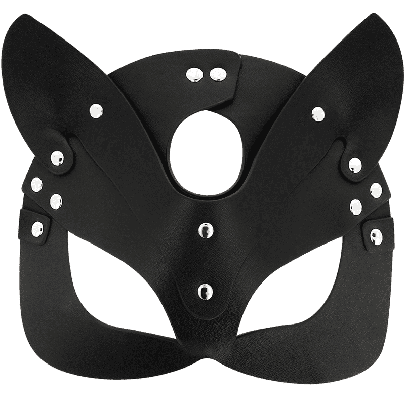 Máscara de Couro Vegano Coquette Chic Desire Máscara de Couro Vegano Coquette Chic Desire