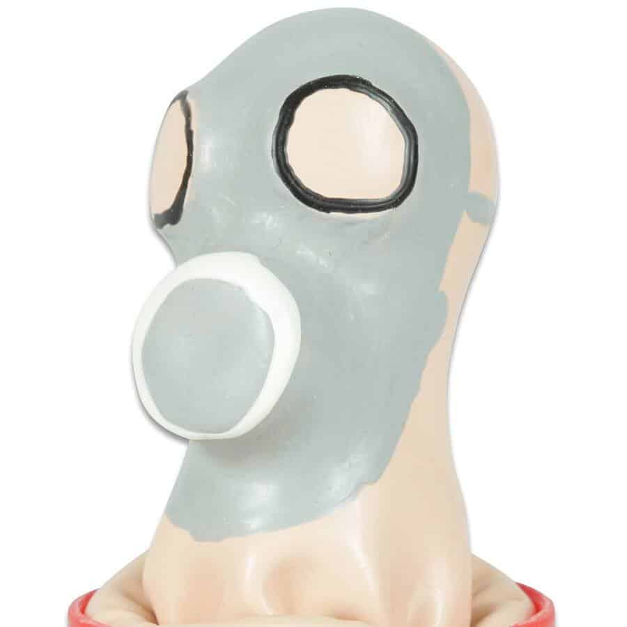 Hand Painted Condoms in Condomerie Gas Mask Hand Painted Condoms in Condomerie Gas Mask