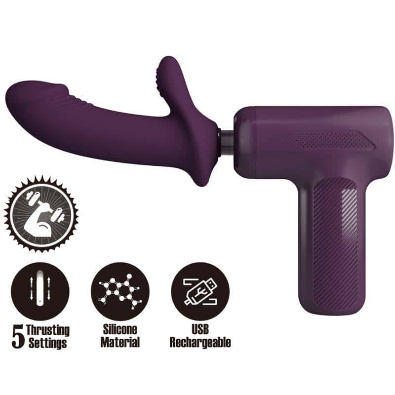 Purple DJ Scholar Massager by Pretty Love