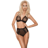 Me-Seduce GLORIA Set S/M Black Lingerie