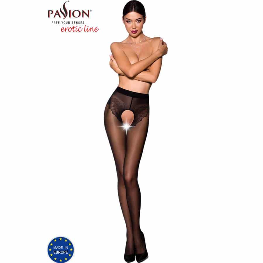 Passion 3/4 Black Tights 30 DEN