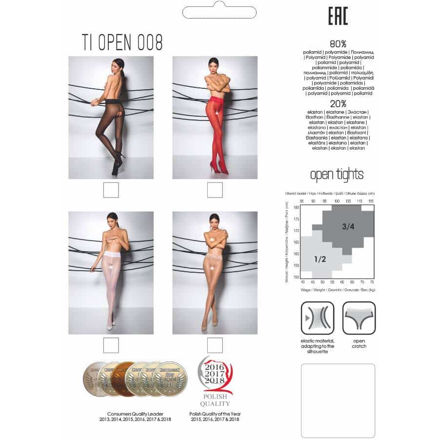 Red 3/4 Tights TIOPEN 008 Red 3/4 Tights TIOPEN 008