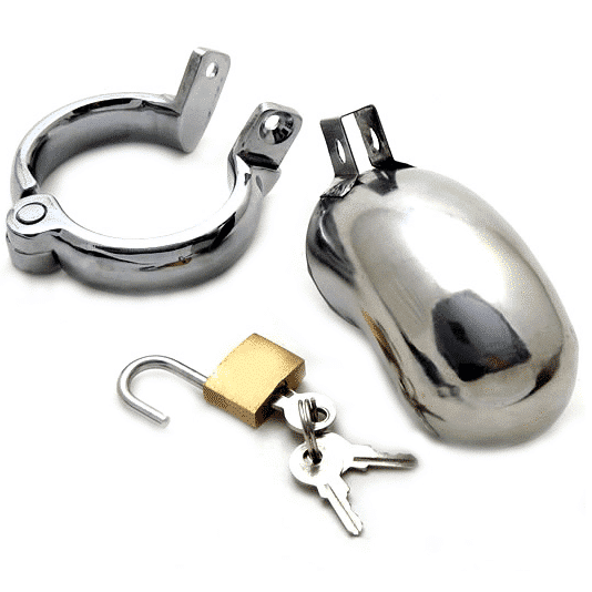 Metal Hard Brig Stainless Steel Chastity Cage Metal Hard Brig Stainless Steel Chastity Cage