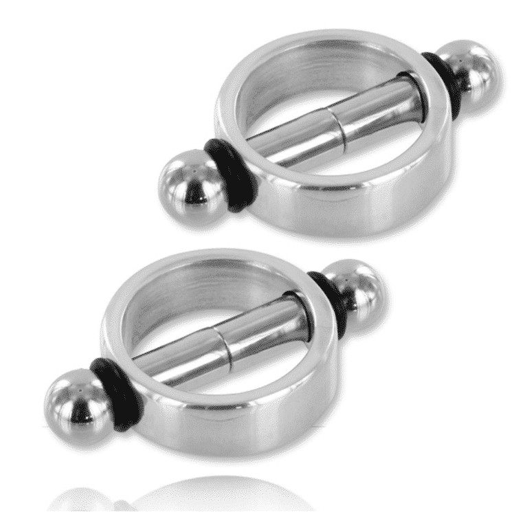 Metal Hard - PAIR OF MAGNETIC NIPPLE CLAMPS