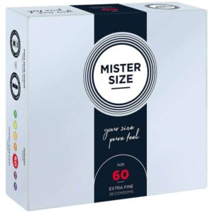 Mister Size - XL CONDOMS 60 MM (36 PACK) FOR ULTIMATE COMFORT