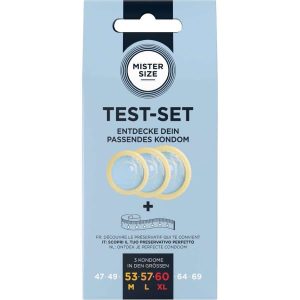 Mister Size Condom Sampler with Measuring Tape