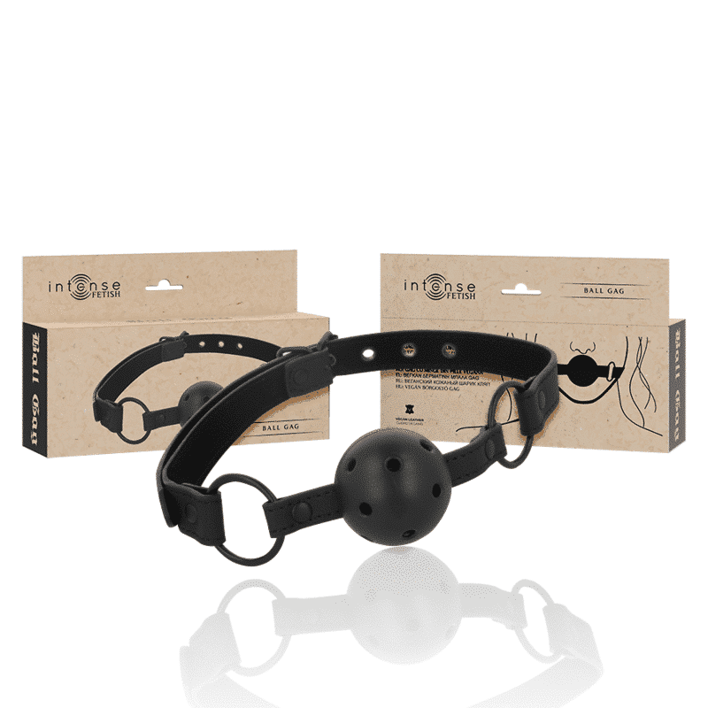 Vegan Leather Ball Gag Restraint