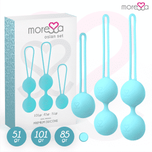 Moressa - Juego Osian de Silicona con 3 Bolas de Diferentes Pesos